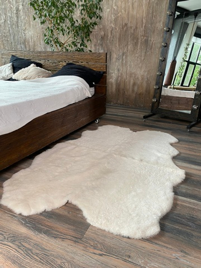 Ковер из 4х овечьих шкур