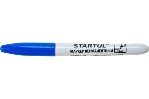 Перманентный фетровый маркер STARTUL Profi синий ST4350-02
