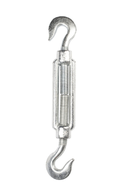 Талреп крюк-крюк TOR М10 DIN1480 (открытого типа) (Q)