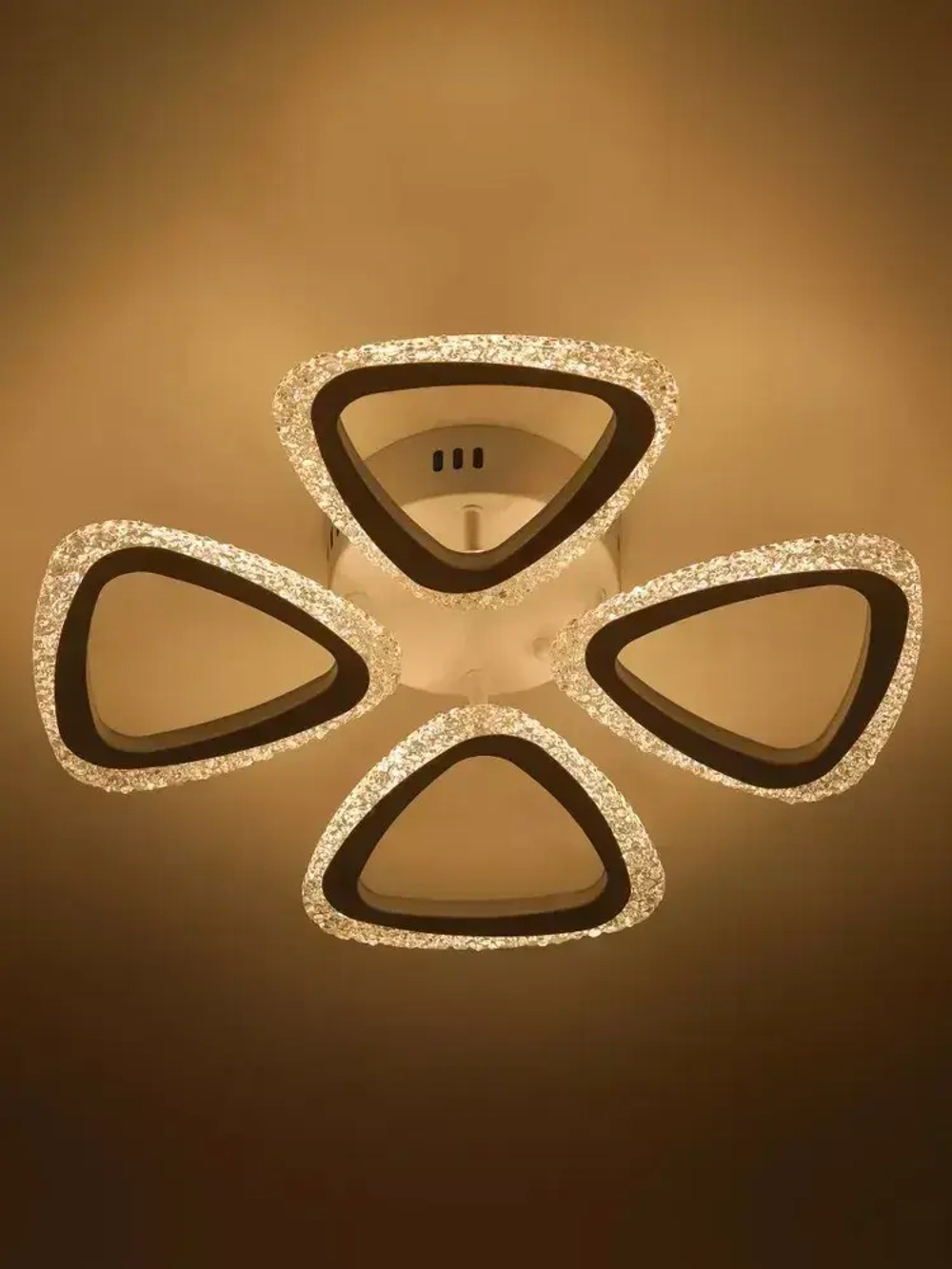 Люстра потолочная светодиодная с пультом ДУ Rivoli белая 64Вт LED 2700-6000К, светильник на кухню, в детскую, в спальню