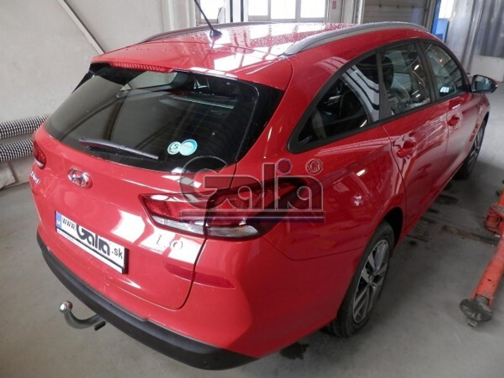Фаркоп оцинкованный Galia H100A для Hyundai i30 универсал 2017-, Kia Ceed универсал 2017-(паспорт и сертификат в комплекте)(без электрики)