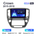 Teyes CC2 Plus 9"для Toyota Crown 2015-2018