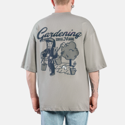Футболка HAIDED GARDENING Grey