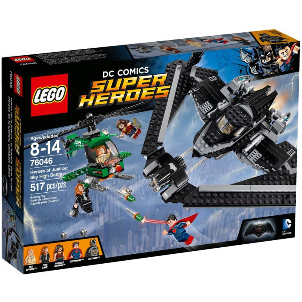 LEGO Super Heroes: Поединок в небе 76046 — Heroes of Justice: Sky High Battle — Лего Супергерои Marvel Марвел DC Comics комиксы