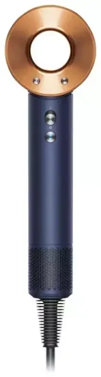 Фен Dyson Supersonic HD07 , синий/медный + с подарочным кожаным чехлом EU