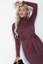 Платье В ритме мегаполиса (бордовое) П11124 LT Collection