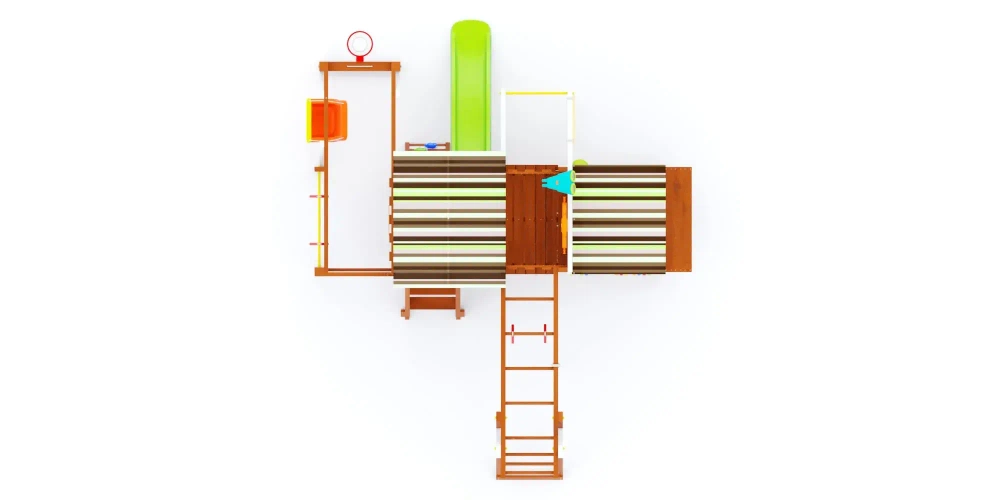 Детская площадка Савушка Тусун - 14 (салатовый)