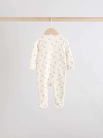 Комбинезон / Слип для малышей Next AW3-259, 4 шт., Кремовый, Бежевый