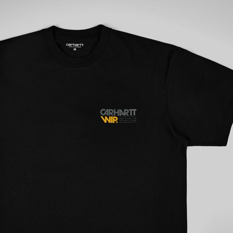 Футболка мужская Carhartt WIP Contact Sheet артикул:I033178_black - купить в магазине Дайс