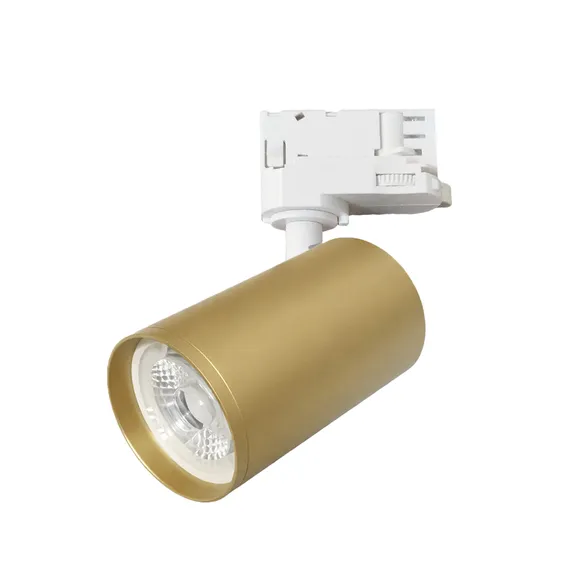 ST692.202.01 Св-к трек. Золотистый GU10 1*50W IP20 D52xH160 220V Без ламп ТРЭЙС