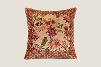 nan Подушка Frati FLORAL BEIGE Frati Home 50x50 Бежевый / Красный