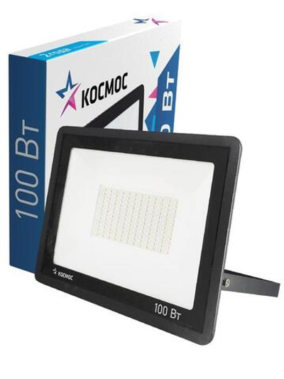 Прожектор светодиодный 100Вт 6500К IP65 8000лм КОСМОС K_PR5_LED_100