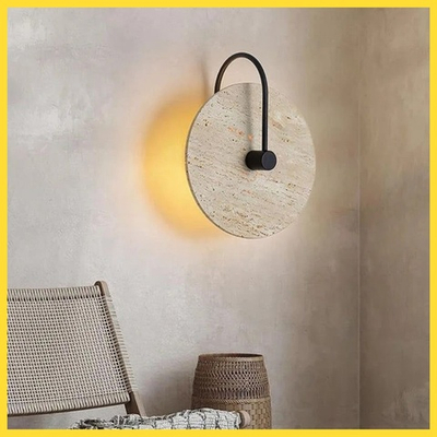 Настенный светильник из камня