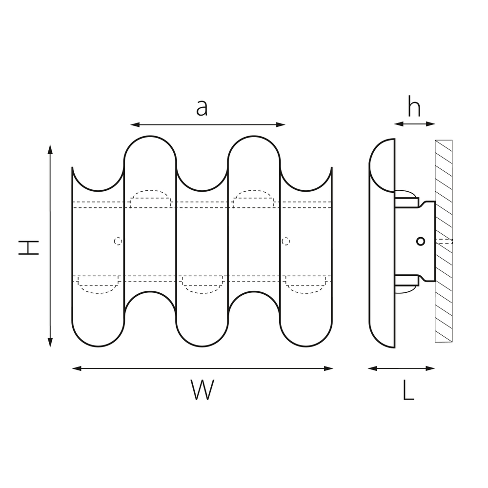 341533 Светильник BOSSO 5х1W LED 550LM G ЗОЛОТО 3000K IP65