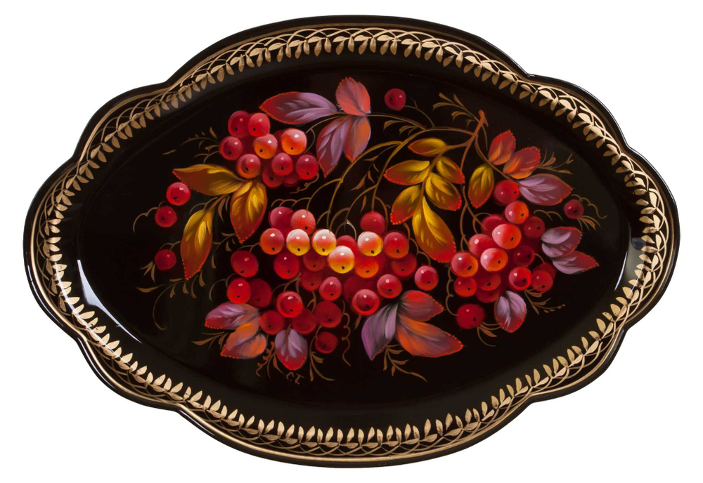 Zhostovo metal tray A11D12122023047