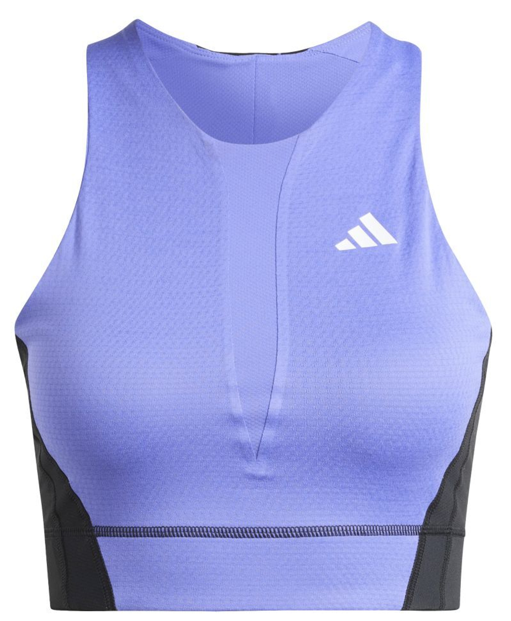 Женский топ теннисный Adidas HEAT.RDY Crop - разноцветный