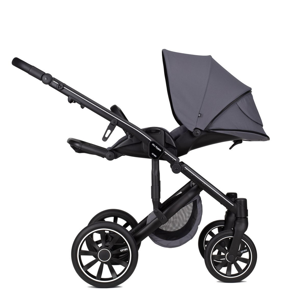 Детская Коляска ANEX m/type 2 в 1 (Серый/черный)