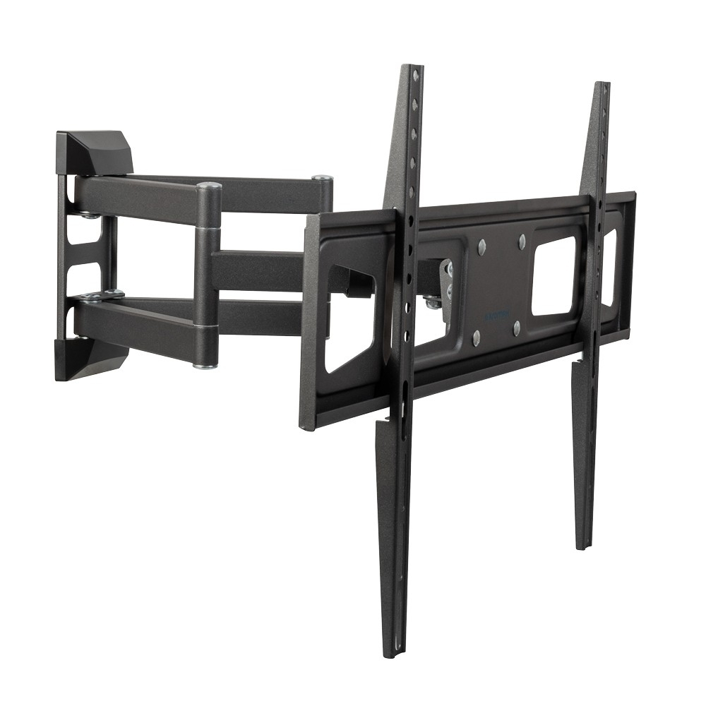 Kromax CORBEL-11 grey titan {32"-75";  Максимальная нагрузка: 45 кг;  VESA: 200x200, 200х300, 200х400, 300х200, 300х300, 300х400, 400х200, 400х300, 400х400, 600х400 мм;  Наклон: +5°-12°Поворот: ±90°}