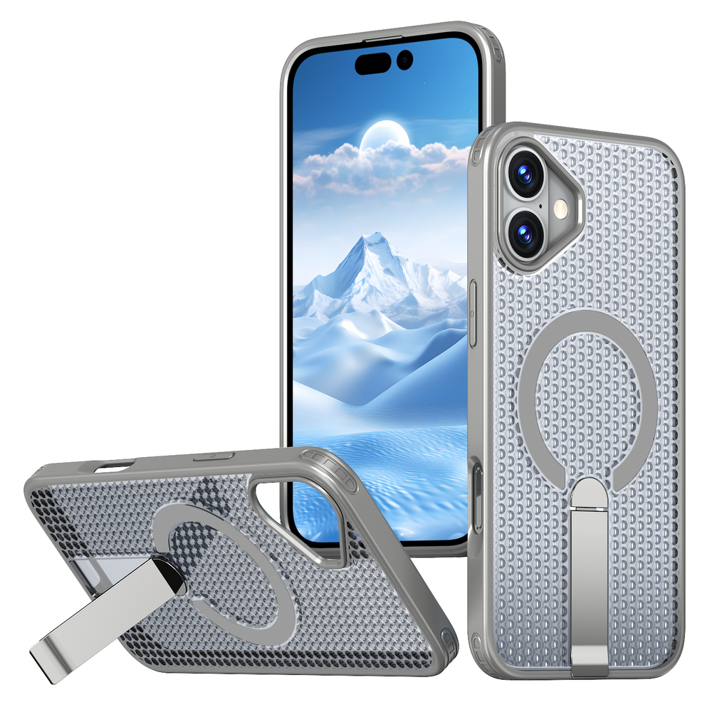 Прозрачный чехол Mesh Pro Magnetic Case для iPhone 16 Plus
