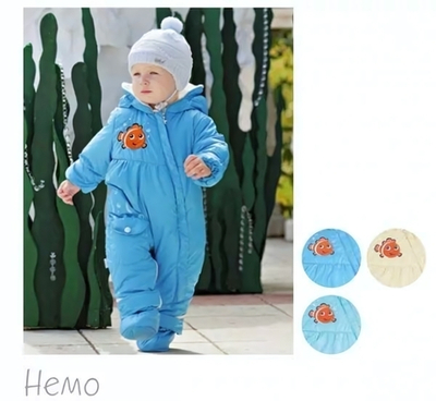 Комбинезон-трансформер Немо 10686-16 р.68 св.бирюзовый