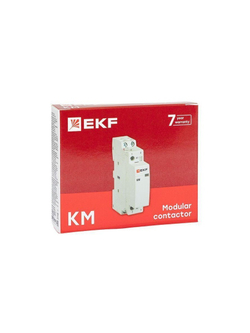 Контактор модульный КМ 25А NО+NC (1 мод.) EKF km-1-25-11