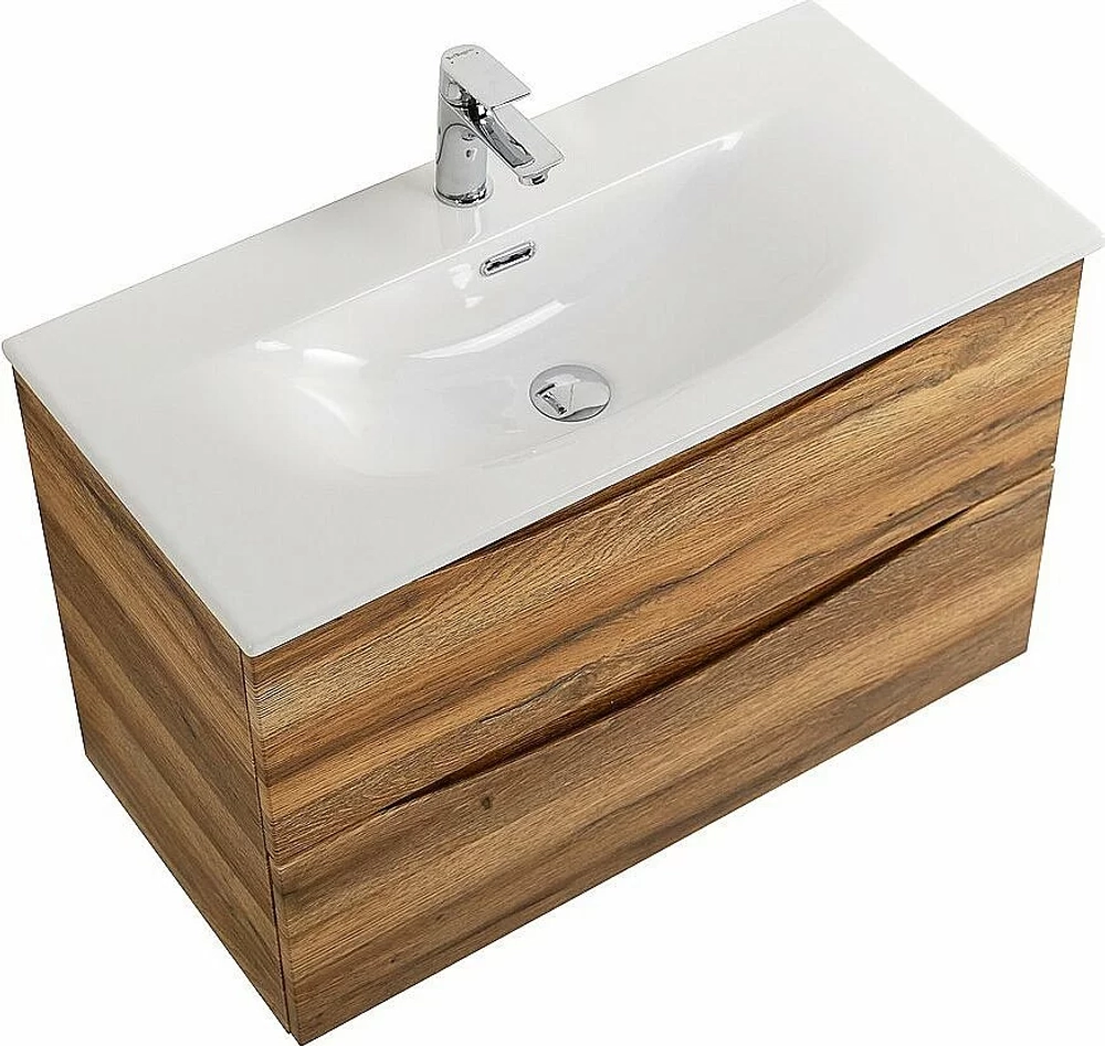 Тумба с раковиной BelBagno MARINO-CER-MINI-700-2C-SO-RR-P Rovere Rustico