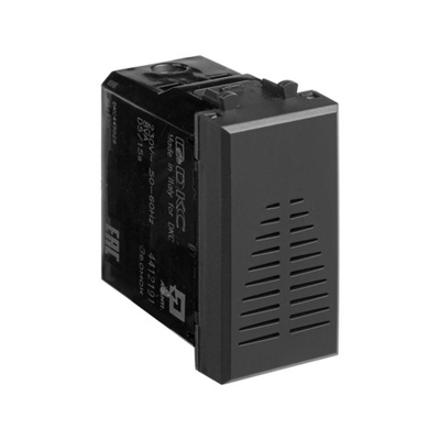 Звонок модульный, "Avanti", "Черный матовый", 1 модуль