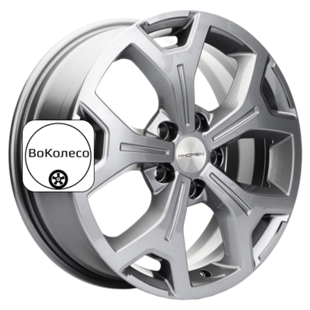 6,5x17/5x112 ET50 D66,6 KHW1710(2) (Mercedes Vito) Gray Khomen Wheels