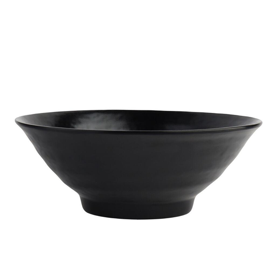Салатник 1000 мл миска для лапши d 21,4 см пластик меламин Black Finish P.L. Proff Cuisine