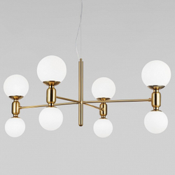 Подвесная люстра Eurosvet Bubble 30182/8 латунь