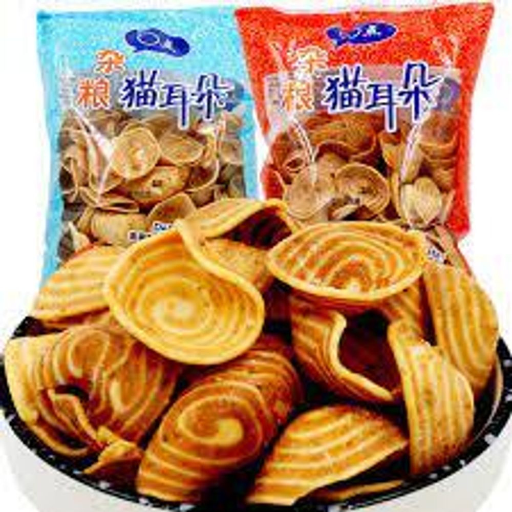 Печенье кошачьи ушки с пряным вкусом lingdian 200г