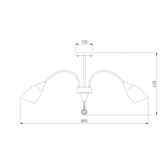 Потолочная люстра Eurosvet 30149/8 золото