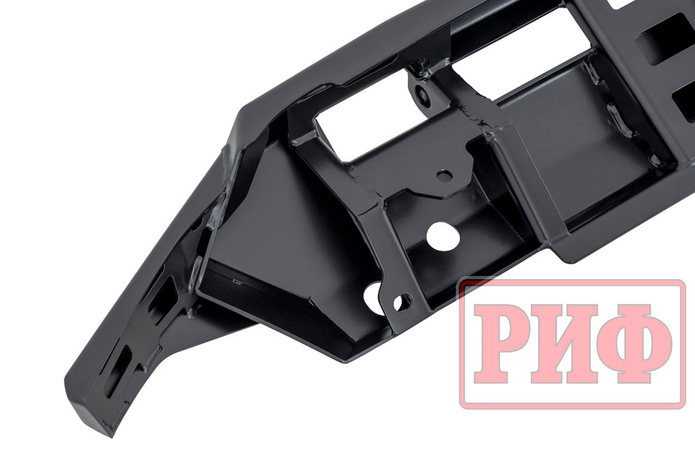 Бампер силовой передний Mitsubishi Pajero Sport 2021+ с фаркопом РИФ