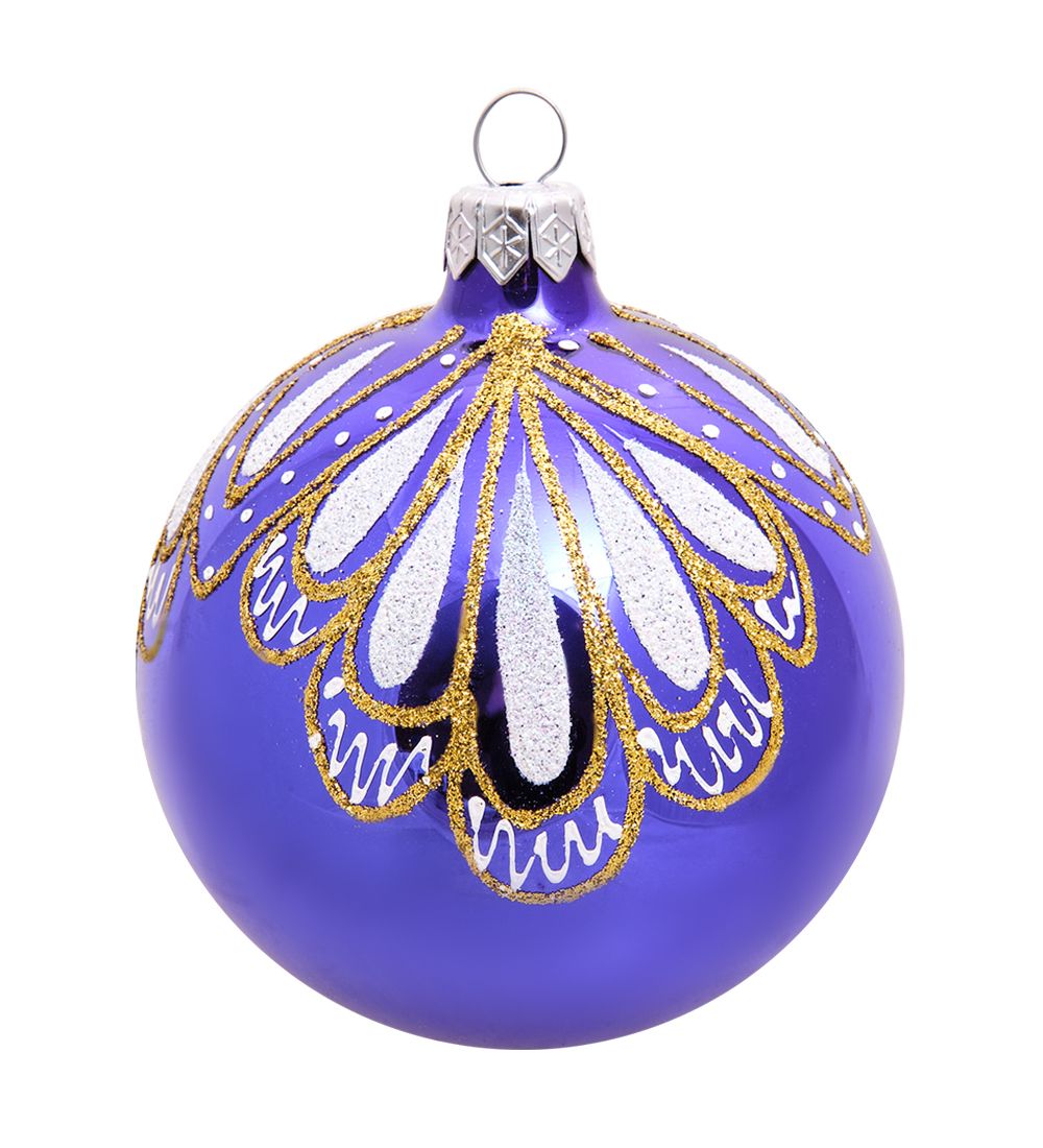 Элита НФШ-1599/2 Ел.украшение Шар «Ажур» синий 80 мм