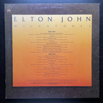 Elton John ‎– Milestones (США 1980г.)