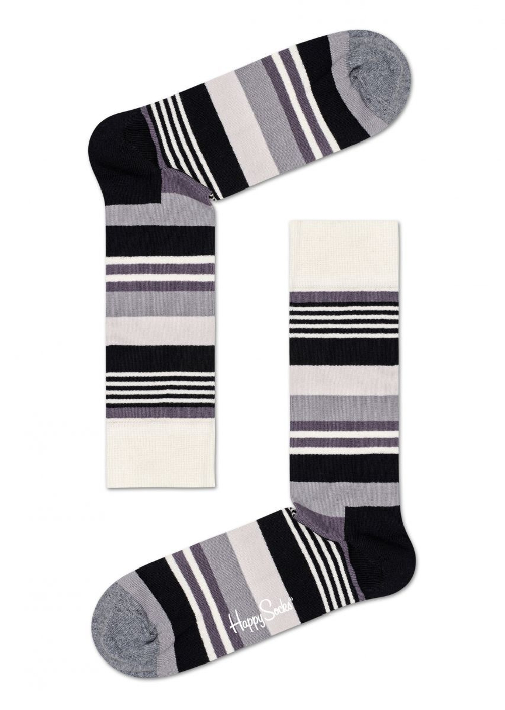Подарочный набор носков 4-Pack Black and White Socks Gift Set (Размер: 25) (Цвет: разноцветный)