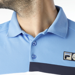 Мужское теннисное поло Fila Louie Polo Men - Light Blue