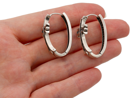 Серьги-Кольца "Chrome Hearts", 30,5мм