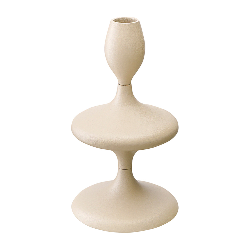 Подсвечник vivlend, 20 см, бежевый