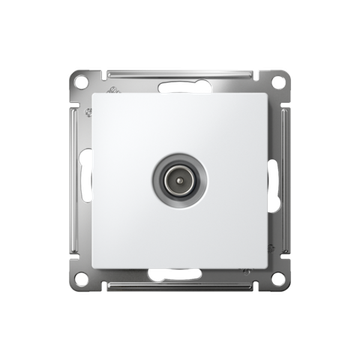 Розетка телевизионная оконечная TV AtlasDesign 1дБ механизм бел. SE ATN000191