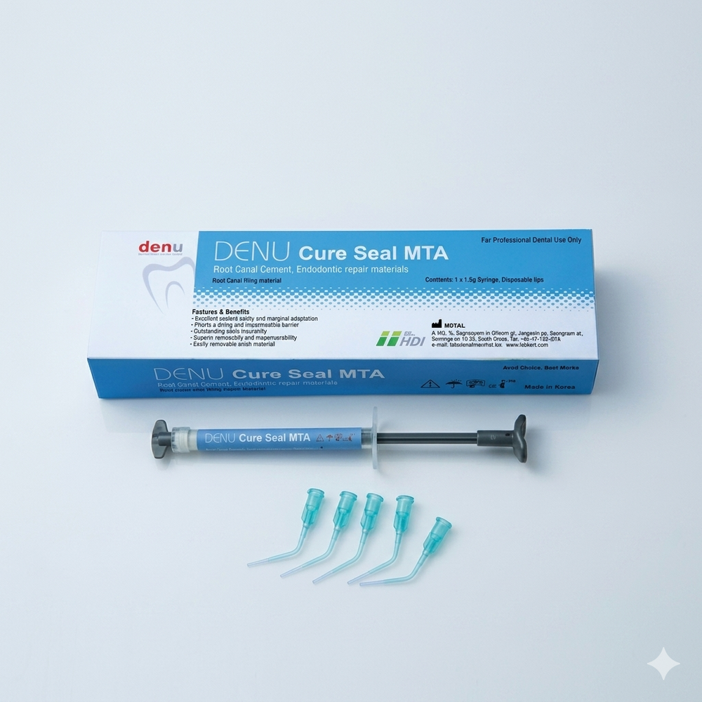 Биокерамический минеральный цемент каналов МТА, Denu Cure Seal MTA Sealer