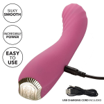 Розовый вибромассажер 18,5см для стимуляции точки G California Exotic Novelties Uncorked Pinot SE-4370-25-3