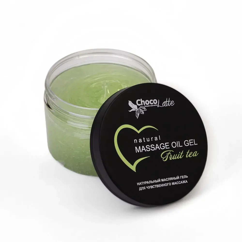 Масляный гель FRUIT TEA (massage oil gel) для чувственного массажа, TM ChocoLatte