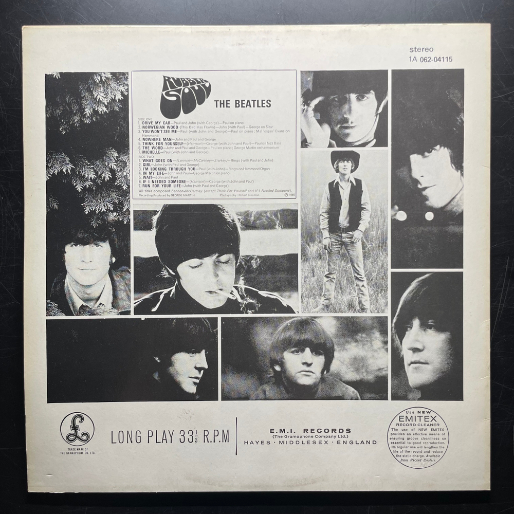 The Beatles ‎– Rubber Soul (Европа 1981г.)