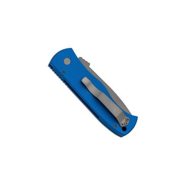 Складной нож Pro-Tech/Emerson E7T01-BLUE c клинком из стали 154CM, рукоять алюминий