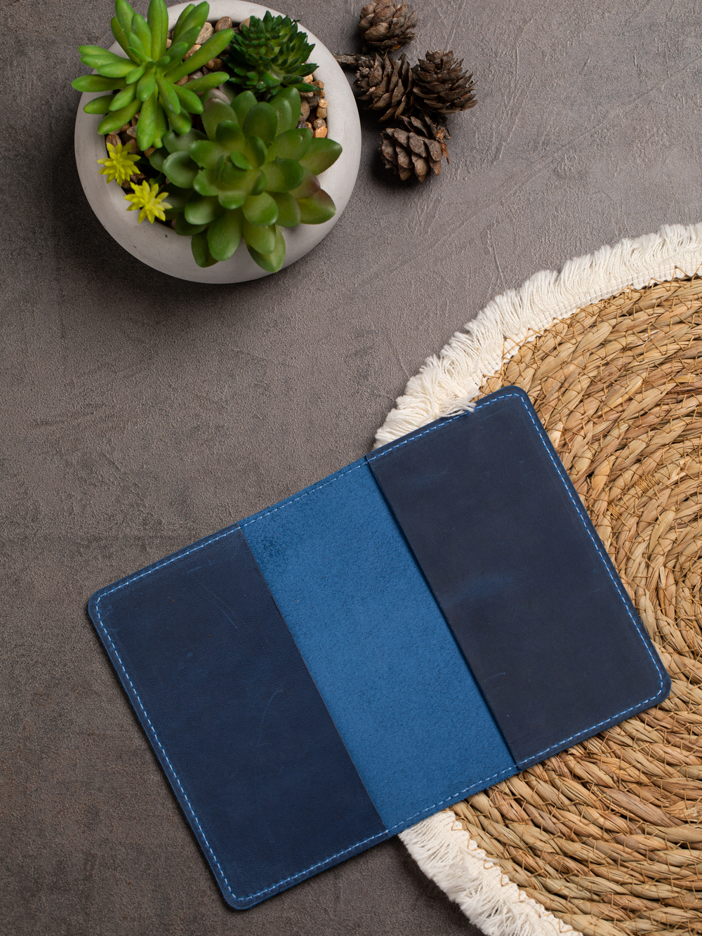 Обложка на паспорт Blue