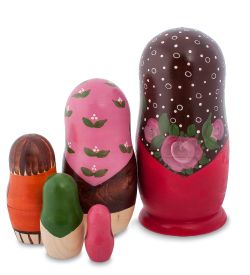 Народные промыслы МР-58/ 5-A Матрешка 5м «Маня с курицей»