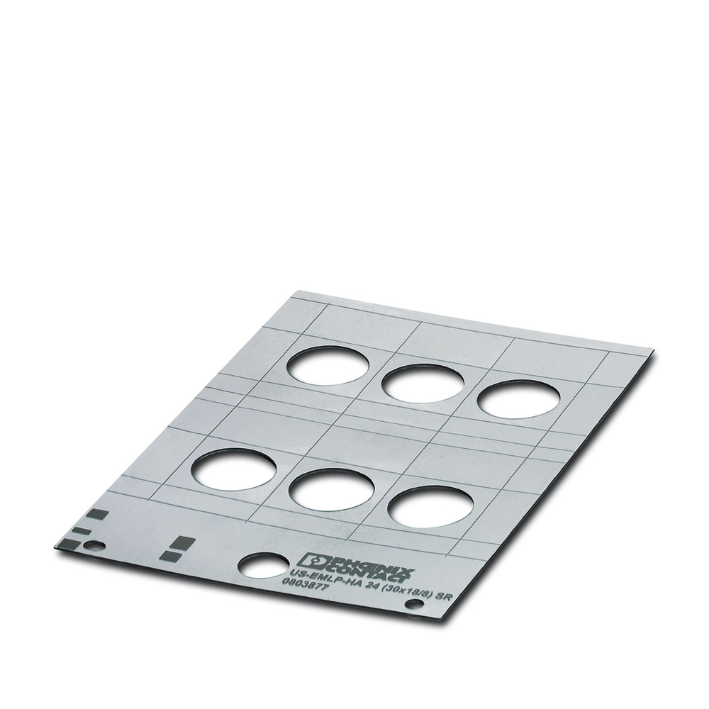 0803877 - US-EMLP-HA 24 (30X18/8) SR - Пластиковая табличка