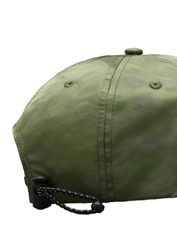 Кепка Alpha Embroidered Nylon Cap (оливковая - s.green)