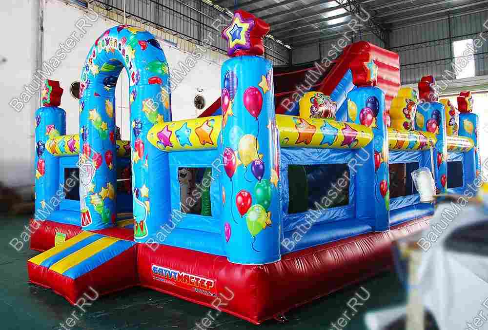 Коммерческий надувной батут "Цирк 2" 7*5*4 м